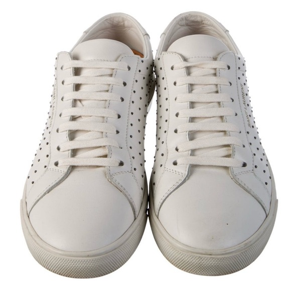Saint Laurent White Sneakers with studs - Picture 1 of 6